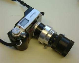 Adapter mit Okularstutzen