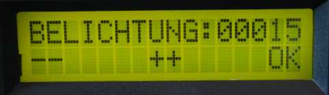 Belichtungszeit